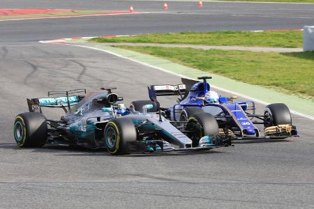 Lewis Hamilton - Mercedes - Formel 1 - Test - Barcelona - 28. Februar 2017