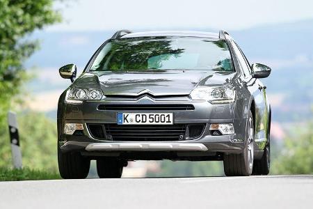 Citroën C5 Crosstourer HDI 165, Frontansicht Citroën C5 Crosstourer HDI 165, Frontansicht