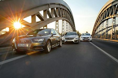 Audi S4 3.0 TFSI Quattro, Mercedes-AMG C 43 4Matic, Volvo S60 Polestar