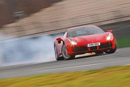 Ferrari 488 GTB, Driften