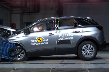 EuroNCAP Crashtest 2016 Peugeot 3008