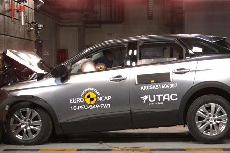 EuroNCAP Crashtest 2016 Peugeot 3008
