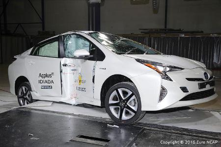 EuroNCAP Crashtest Toyota Prius