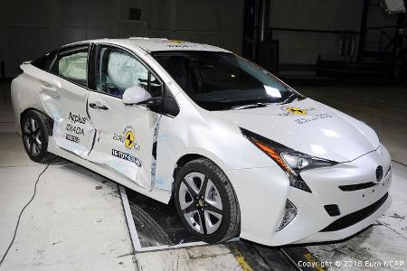 EuroNCAP Crashtest Toyota Prius