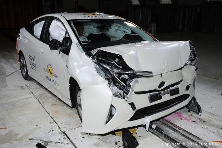EuroNCAP Crashtest Toyota Prius
