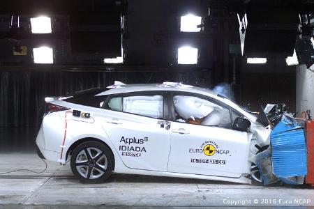 EuroNCAP Crashtest Toyota Prius