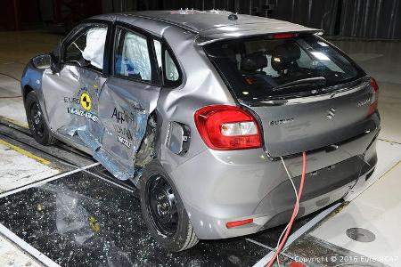 EuroNCAP Crashtest Suzuki Baleno