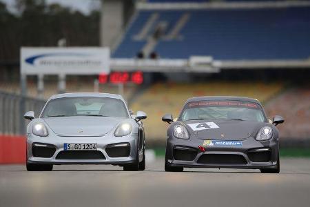Porsche Cayman GT4 und GT4 Clubsport, Tracktest, Impression
