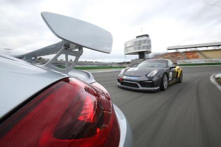 Porsche Cayman GT4 und GT4 Clubsport, Tracktest, Impression
