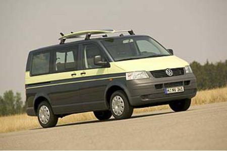 KBA-Segment Wohnmobile - 3. Platz mit 112 Neuzulassungen: VW T6. Der Anteil in diesem Segment liegt bei 8,9 Prozent.
