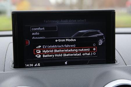 Audi A3 Sportback e-tron, Infotainment