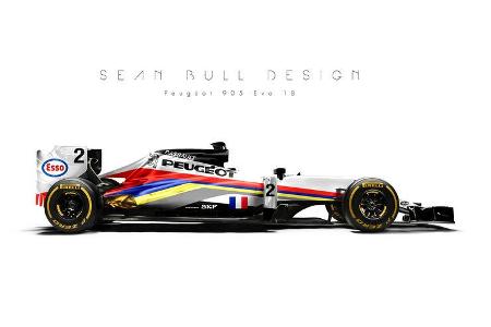 Formel 1-Autos im Le Mans Design - Sean Bull