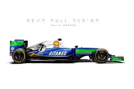 Formel 1-Autos im Le Mans Design - Sean Bull