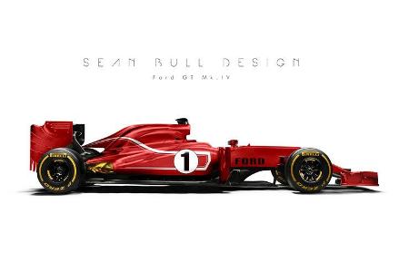 Formel 1-Autos im Le Mans Design - Sean Bull