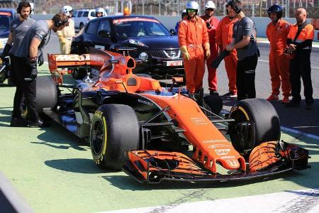 Stoffel Vandoorne - McLaren - Formel 1 - Test - Barcelona - 9. März 2017