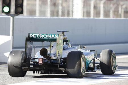 Mercedes - Test Barcelona 2014