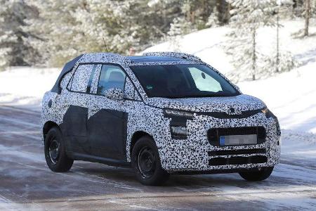 Erlkönig Citroen C3 Picasso Nachfolger