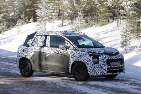 Erlkönig Citroen C3 Picasso Nachfolger