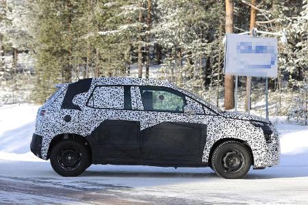Erlkönig Citroen C3 Picasso Nachfolger