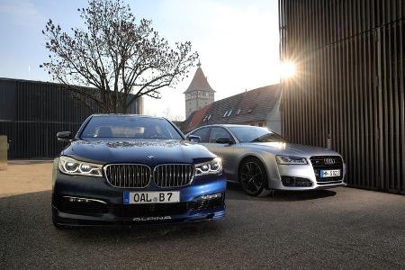 Alpina B7 Biturbo, Audi S8 Plus, Frontansicht