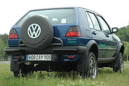 Mit einem 1,8-Liter-Vierzylinder und 98 PS beschleunigt der Golf Country auf maximal 160 km/h.