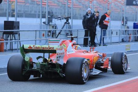 Sebastian Vettel - Ferrari - F1-Test - Barcelona - 27. Februar 2017