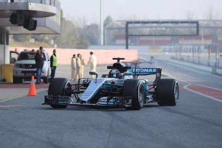 Valtteri Bottas - Mercedes - F1-Test - Barcelona - 27. Februar 2017