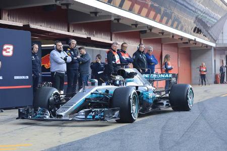 Valtteri Bottas - Mercedes - F1-Test - Barcelona - 27. Februar 2017