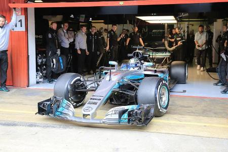 Valtteri Bottas - Mercedes - F1-Test - Barcelona - 27. Februar 2017