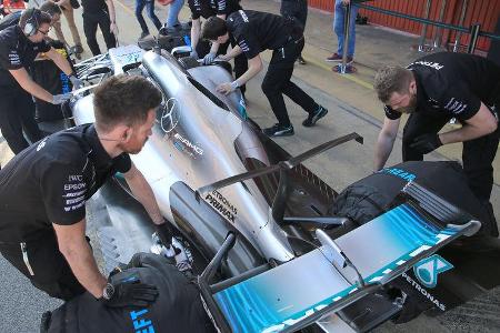 Lewis Hamilton - Mercedes - F1-Test - Barcelona - 27. Februar 2017