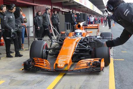 Fernando Alonso - McLaren - F1-Test - Barcelona - 27. Februar 2017