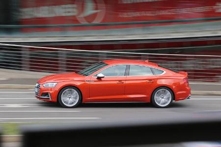 Audi S5 Sportback 3.0 TFSI, Seitenansicht