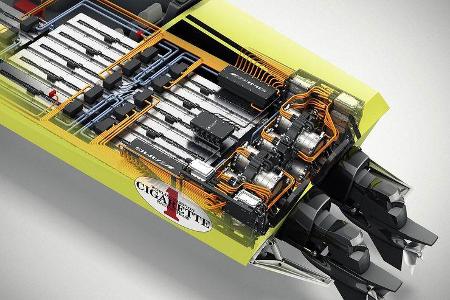 Cigarette AMG Electric Drive concept