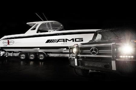 Mercedes G 63 AMG INSPIRES THE CIGARETTE 42’ HUNTRESS