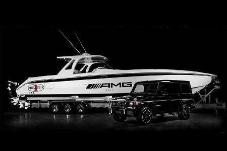 Mercedes G 63 AMG INSPIRES THE CIGARETTE 42’ HUNTRESS