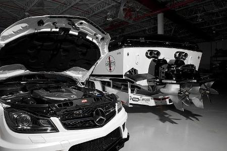 Mercedes C63 AMG Black Series Speedboot