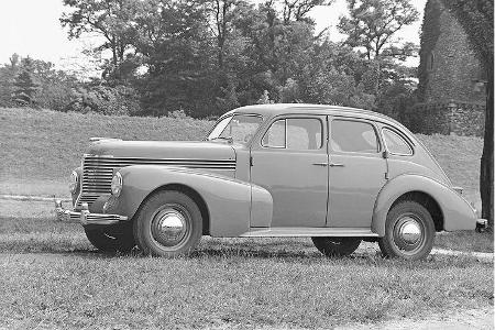 1948: Opel Kapitän, gebaut von 1948-1950.