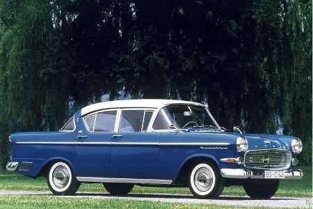 1958: Opel Kapitän P1, Baujahr 1958 bis 1959.
