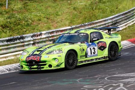 24h-Nürburgring - Nordschleife - Chrysler Viper - Sponsor: skate aid e. V. - Klasse AT - Startnummer #13