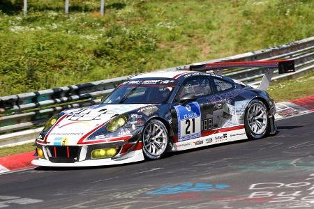 24h-Nürburgring - Nordschleife - Porsche 911 GT3 R - Wochenspiegel Team Manthey - Klasse SP 9 - Startnummer #21
