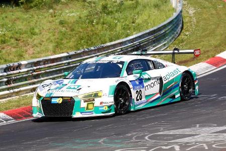 24h-Nürburgring - Nordschleife - Audi R8 LMS - Montaplast by Land-Motorsport - Klasse SP 9 - Startnummer #28