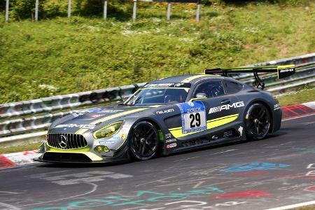 24h-Nürburgring - Nordschleife - Mercedes-AMG GT3 - AMG-Team HTP Motorsport - Klasse SP 9 - Startnummer #29