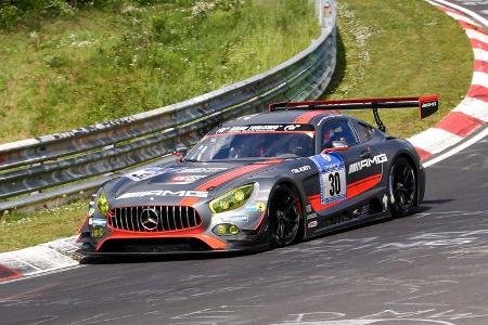 24h-Nürburgring - Nordschleife - Mercedes-AMG GT3 - AMG-Team HTP Motorsport - Klasse SP 9 - Startnummer #30