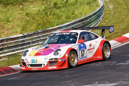 24h-Nürburgring - Nordschleife - Porsche 991 KR - Kremer Racing - Klasse SP 7 - Startnummer #57