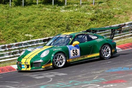 24h-Nürburgring - Nordschleife - Porsche 991 GT3 Cup - Sponsor: 9und11 Racing - Klasse SP 7 - Startnummer #58