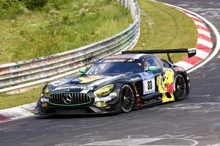 24h-Nürburgring - Nordschleife - Mercedes-AMG GT3 - Haribo Racing Team - AMG - Klasse SP 9 - Startnummer #88