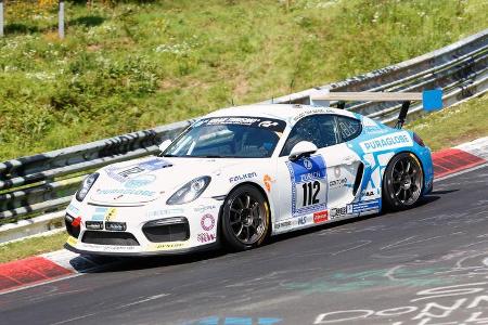 24h-Nürburgring - Nordschleife - Porsche Cayman GT4 - Care For Climate - Klasse AT - Startnummer #112