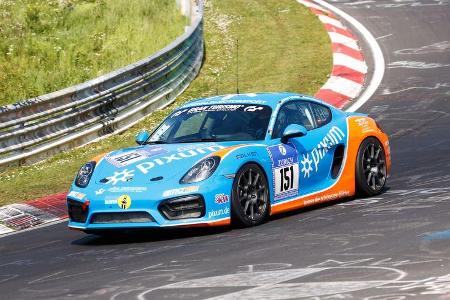 24h-Nürburgring - Nordschleife - Porsche Cayman - Pixum Team Adrenalin Motorsport - Klasse V 5 - Startnummer #151