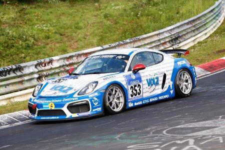 24h-Nürburgring - Nordschleife - Porsche 981 Cayman GT4 CS - Team Mathol Racing e. V. - Klasse Cup 3 - Startnummer #353