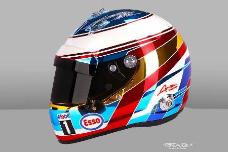 Fernando Alonso - Spezialhelm - GP Monaco 2016